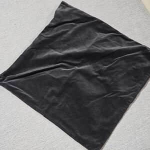 Dark Gray Velvet Pillow Cover